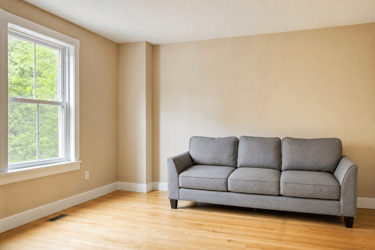The room as photographed before the AI concept was made.